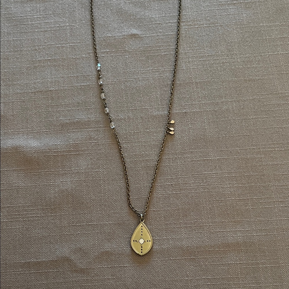 Silpada Gold Teardrop Necklace